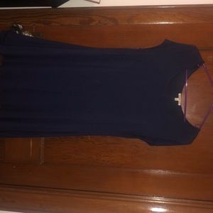 Navy blue tshirt dress